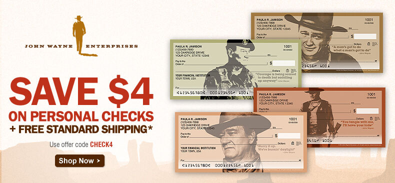 Save $4 on Personal Checks