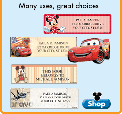 disney labels