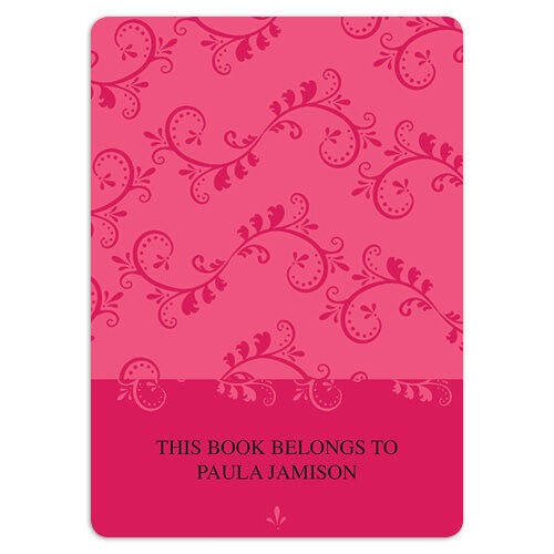 Modern Fleur Book Plate Labels