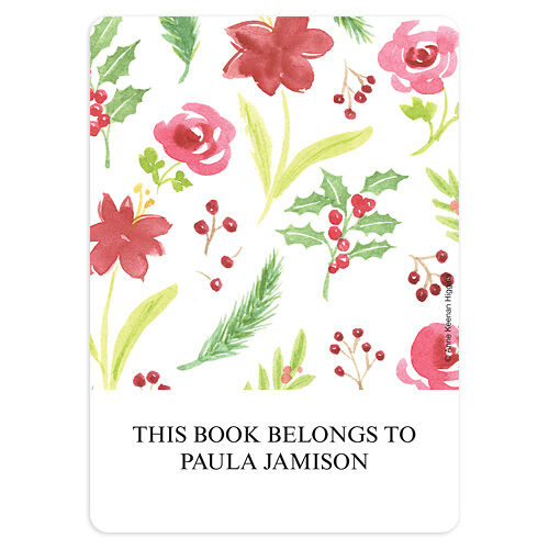 Seasonal Blooms Book Plate Labels