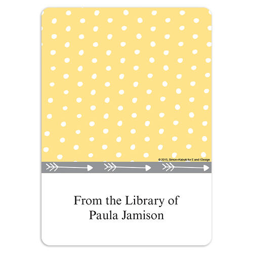 Geometric Flair Book Plate Labels
