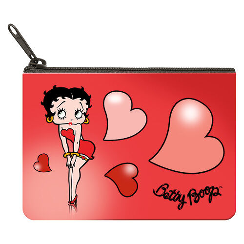 Betty Boop Red Hearts Coin Purse