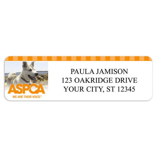ASPCA Dogs Address Labels | Checks In The Mail
