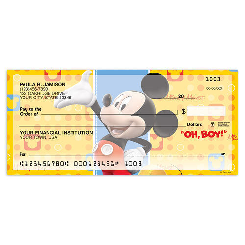 Mickey Fun-Tastic Checks