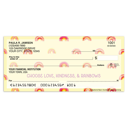 Butterflies & Rainbows Checks