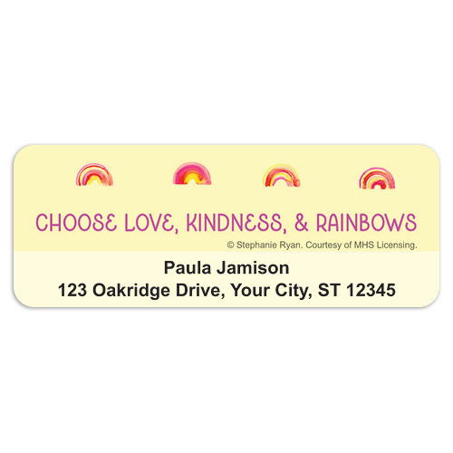 Butterflies & Rainbows Sheet Labels