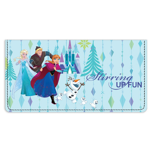 Frozen Northern Lights Leather Cover