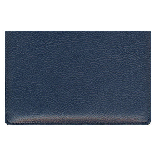Blue Top Stub Leather Cover