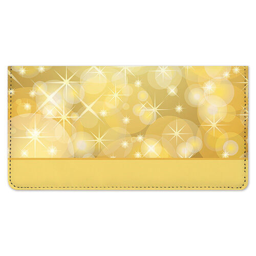Champagne Sparkles Leather Cover