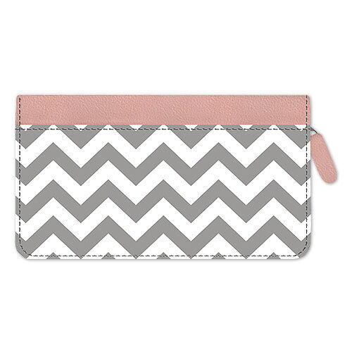 Soho Chic Chevron Zippered Leather Cover