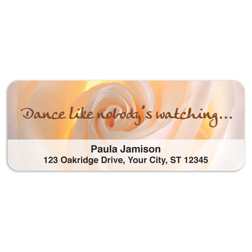 Dance Like No One&#039;s Watching Sheet Labels