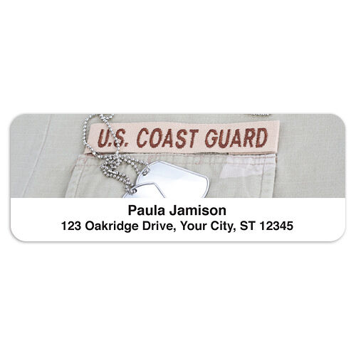 U.S. Coast Guard Sheet Labels