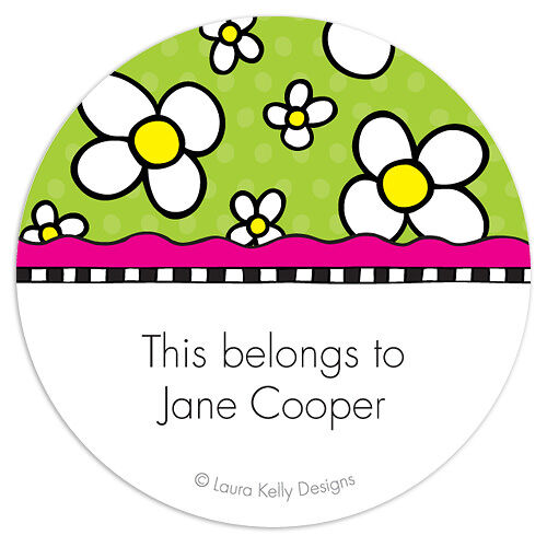 LKD Daisy Collage Gift Labels