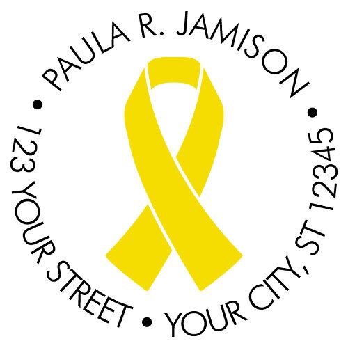 Yellow Ribbon Awareness Stamp