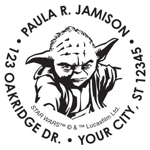 Star Wars Yoda Stamp