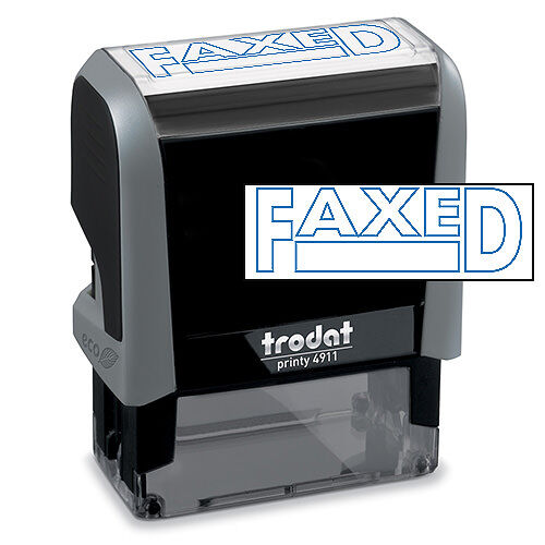 FAXED Stock Title Stamp