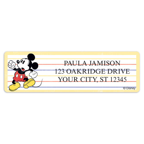 Mickey The One & Only Sheet Labels