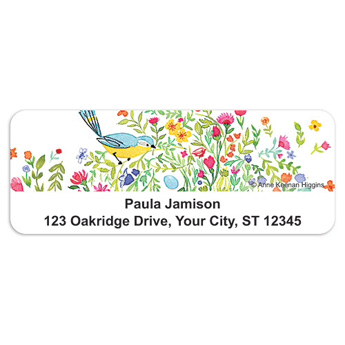 Pretty Birds Sheet Labels