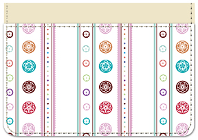 Order your personal checks- Dotty Stripe Debit Caddy 