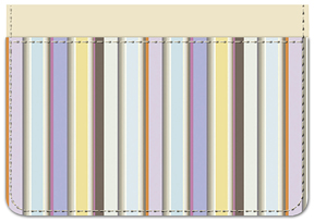 Dahlia Stripe Debit Caddy