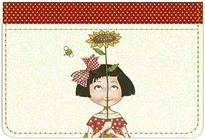 Order your personal checks- Sunflower Girl Debit Caddy 