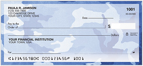 Camo Personal Checks - 4 colors