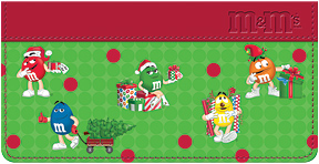M & M's Holiday Checkbook Cover