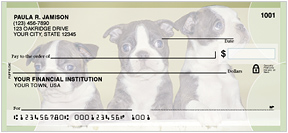 Order your personal checks named - Puppy Love Checks 