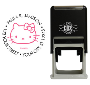 Retro Hello Kitty Stamp Black/Pink