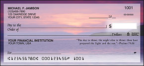 Order personal checkbook covers - Tranquil Reflections Side-Tear Checks