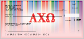 Alpha Chi Omega Rainbow Checks