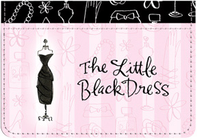 Order your personal checks- Little Black Dress Debit Caddy 