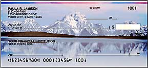 Scenic Checkbook Covers, Address Labels Online - Mountain Nature Majesty Checks