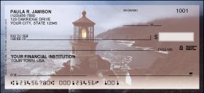 Scenic Checkbook Covers, Address Labels Online - Lighthouses Side-Tear Checks