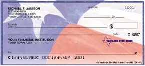 Texas Flag Side-Tear Personal Checks