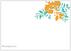 Bali Orange Flat Cards
