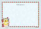 Yellow M&M's Holiday Flat Cards