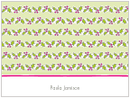 Pink Holly Folded Notes
