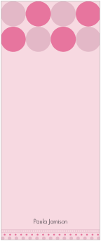 Dottie Pink Long Note Pad
