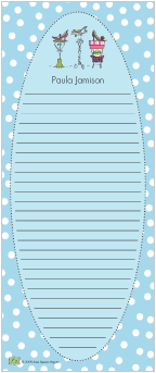 Ready to Wear Shoes Long Note Pad