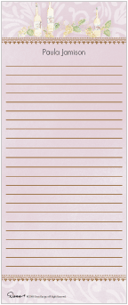 White Wine Long Note Pad