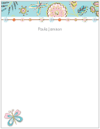 Blue Butterfly Note Pads