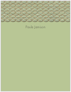 Green Koi Note Pad