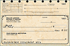 Antique Top Stub Checks