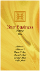 Gold Abstract Business Cards