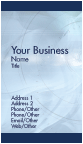Blue Abstract Business Cards