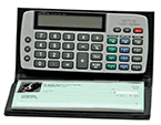 Bifold Vinyl Checkbook Calculator