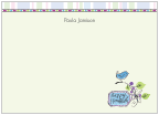Akh Gift Tags In Blue Flat Cards