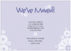 Floral Moving Announcements