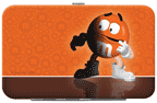 Orange M&M'S Credit Card/ID Holder